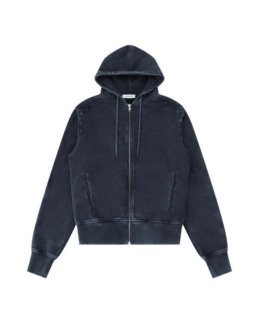 Entire studios Slim Zip Up in het Blue voor heren