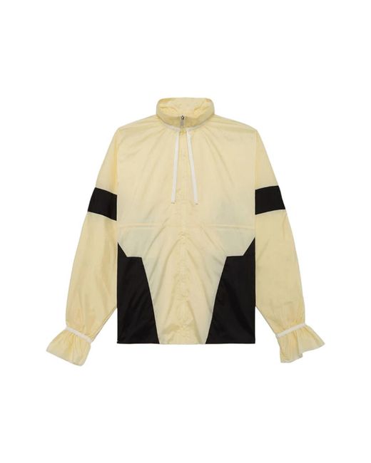 Autry Jassen ,Geel ,Nylon Nylon Oversize Jas in het Natural