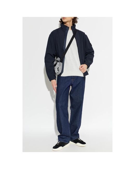 Stone Island Jacket Met Logo Patch in het Blue voor heren