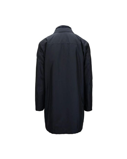 Single-Breasted Coats di Fay in Blue da Uomo