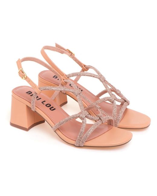 Bibi Lou Pink High Heel Sandals