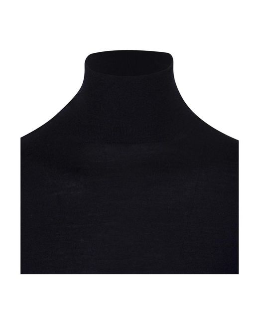 Fedeli Blue Turtlenecks for men