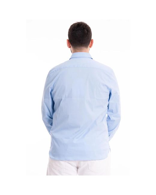 Lacoste Langarmhemd in Blue für Herren