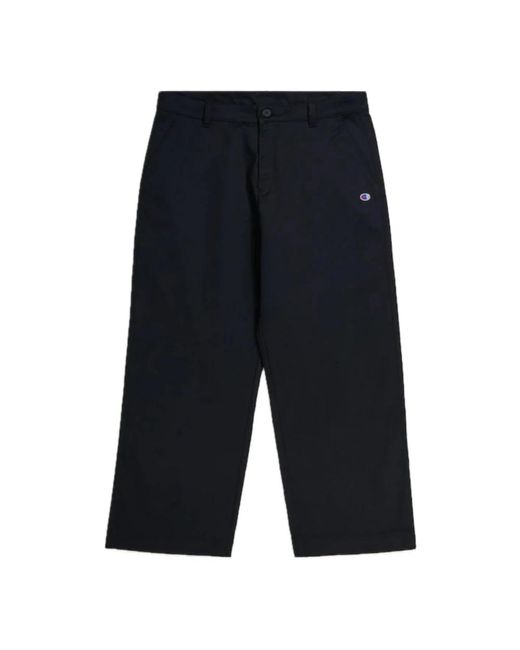 Champion Blue Wide Trousers for men