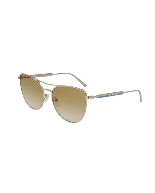 Longchamp Zonnebril in het Metallic