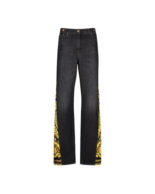 Versace Blue Straight Jeans