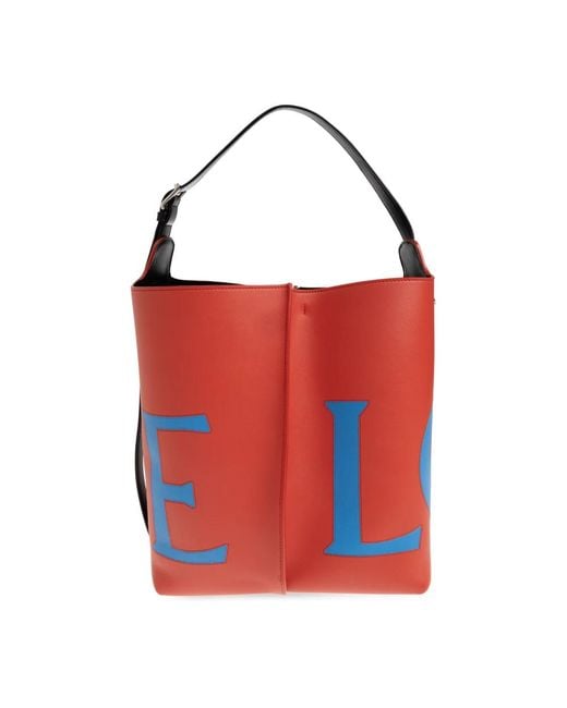 Loewe Red Shopping Bags