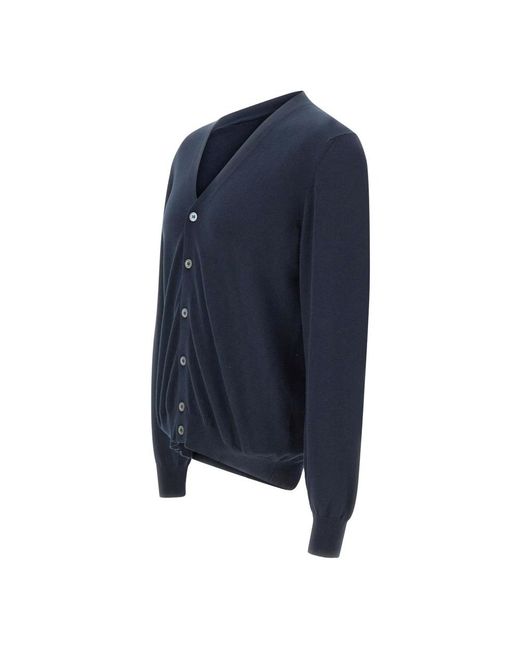 Gran Sasso Blue Cardigans for men
