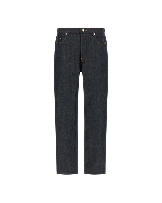 A.P.C. Blue Straight Fit Jeans for men