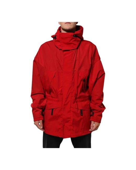 Dolce & Gabbana Red Light Jackets for men