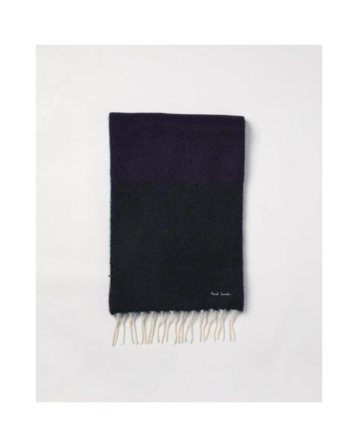 Paul Smith Blue Sciarpa Colour Block