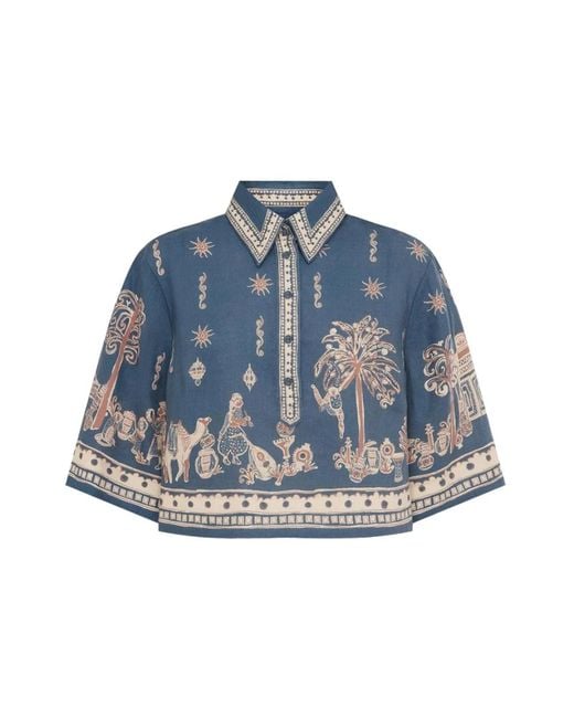 ALÉMAIS Blue Shirts