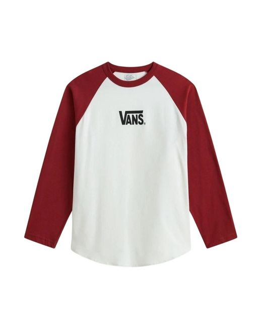Vans Core Raglan Ls Tee in Red für Herren
