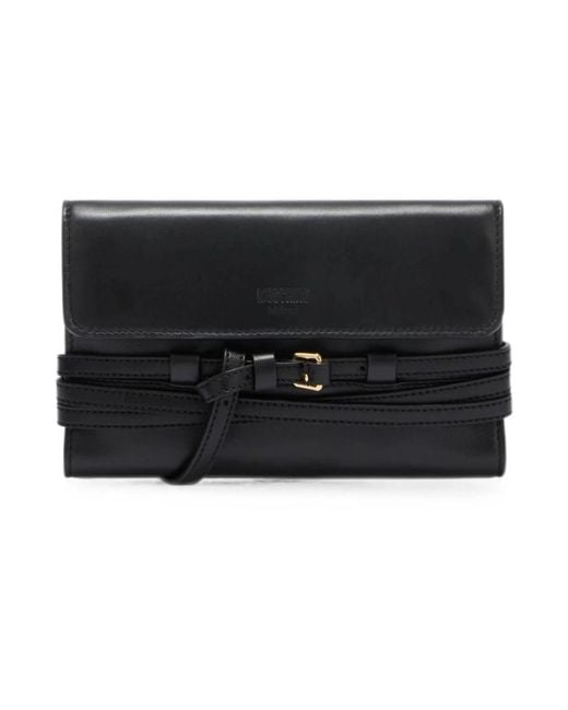 Moschino Black Wallets & Cardholders