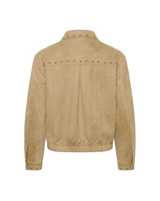 Bomber Jackets Cream de color Natural