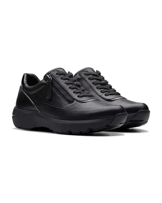 Clarks Black Sneakers