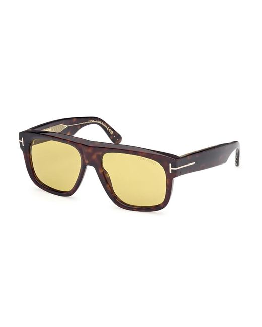 Tom Ford Icon Geometrische Zonnebril in het Brown