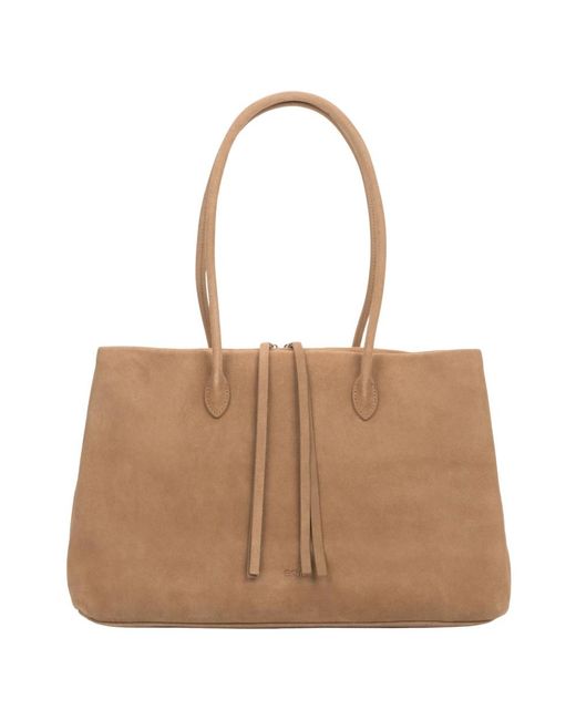 ESTRO Brown Tote Bags