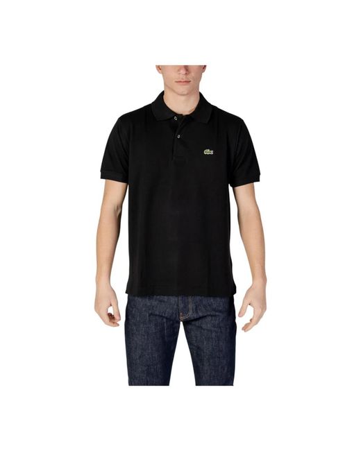 Lacoste Black Polo Shirts for men