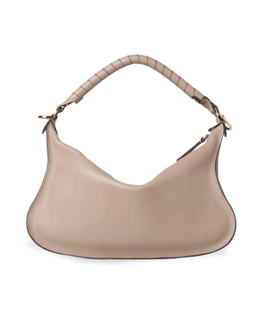 Chloé Natural Shoulder Bags