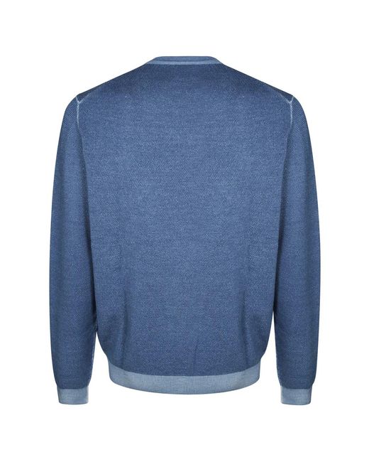 Sun 68 Reiskorn Chic Stil Hemd in Blue für Herren