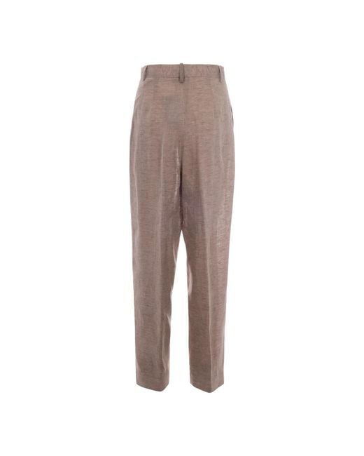 Fabiana Filippi Brown Tapered Trousers