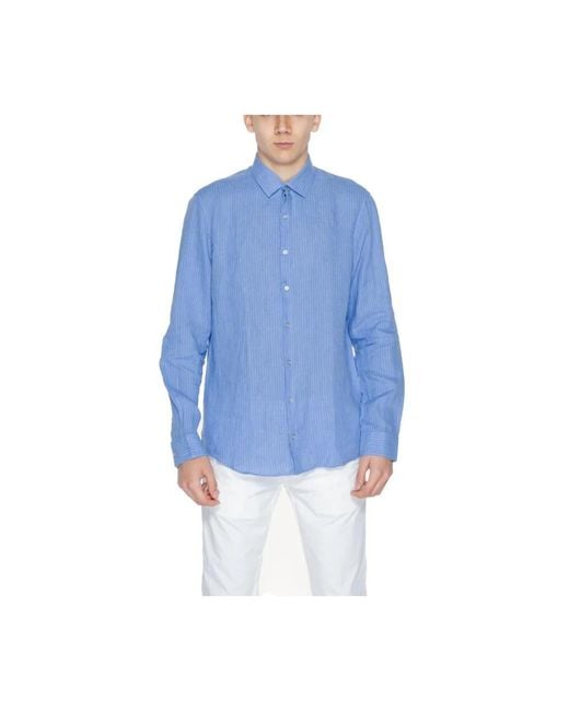 Calvin Klein Blue Casual Shirts for men