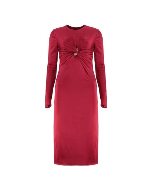 Versace Red Midi Dresses