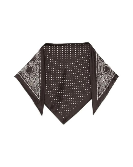 Destin Gray Silk Scarves