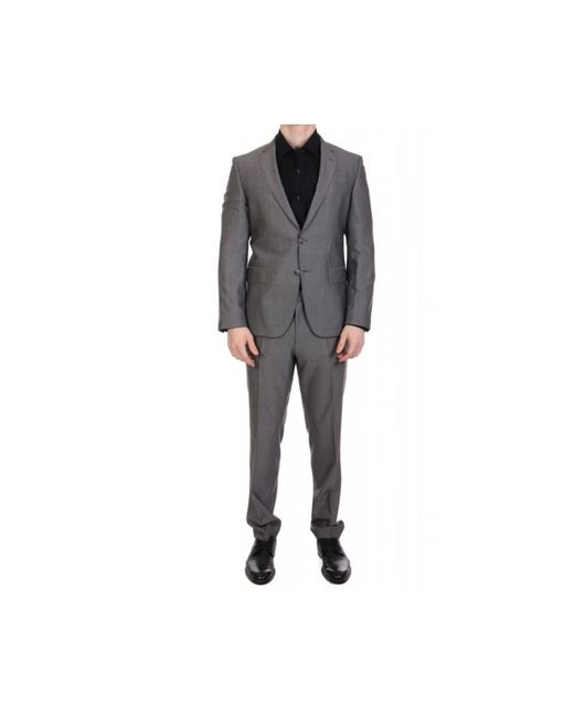 Single Breasted Suits HUGO de hombre de color Gray