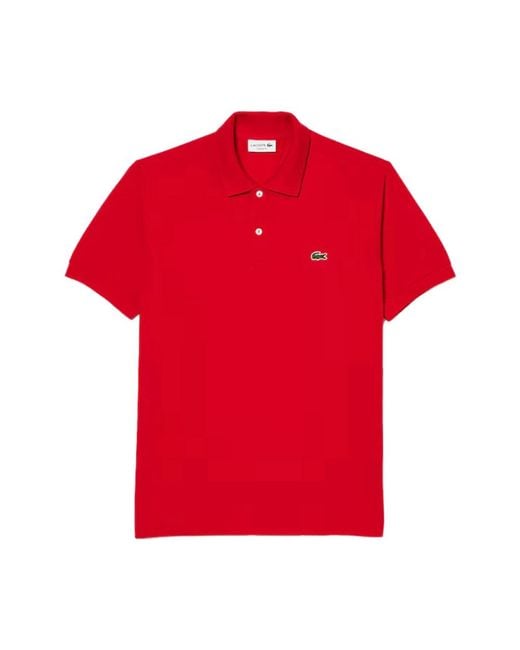 Polo Shirts Lacoste pour homme en coloris Red
