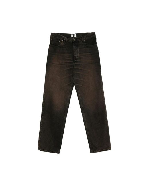 Haikure Black Straight Fit Jeans for men