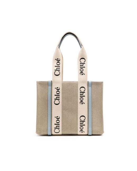 Chloé White Tote Bags