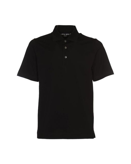 Circolo 1901 Black Polo Shirts for men