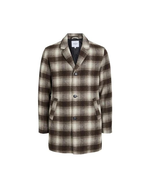 Jack & Jones Brown Single-Breasted Coats for men