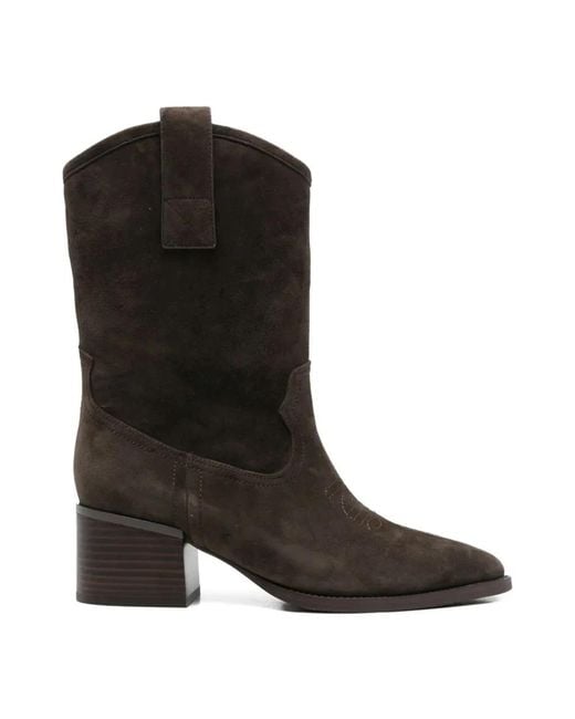 ADRIANNA FERETTI Black Heeled Boots
