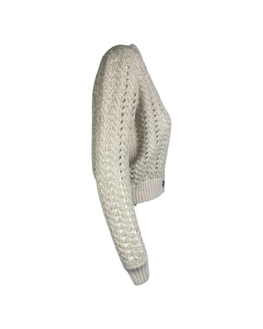 D.exterior Gray Cardigans