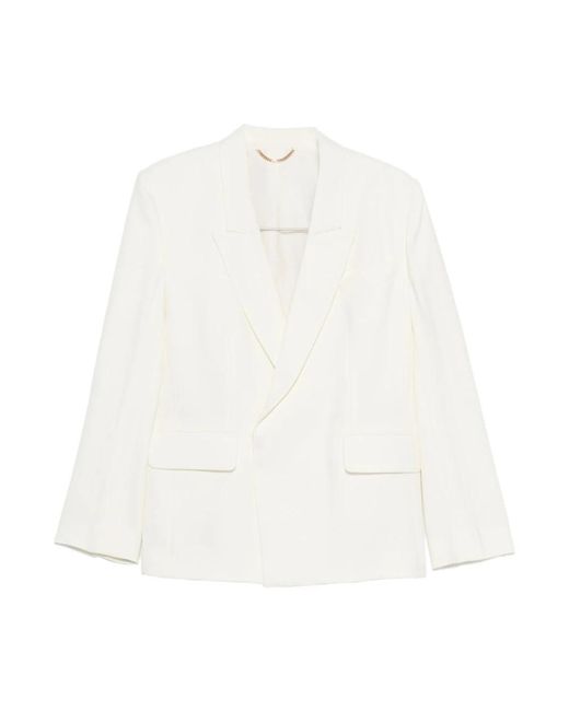 Victoria Beckham White Blazers