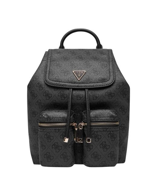 Guess Black Backpacks