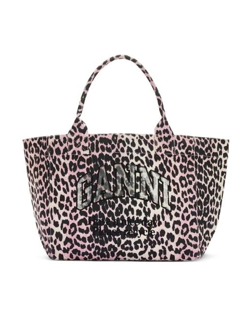 Ganni Black Tote Bags