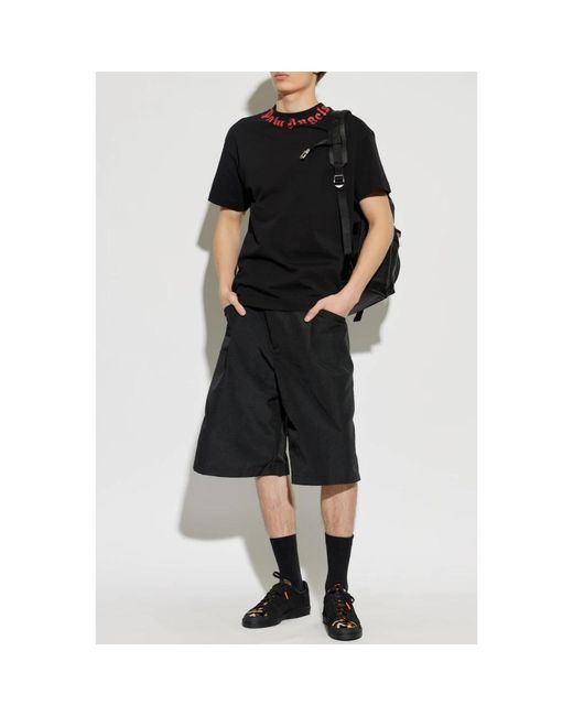 Palm Angels Black T-Shirts for men