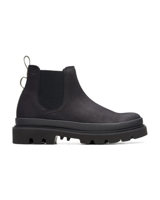 Clarks Badell Top Nubuck Boots In Black Standard Fit Size 7.5 for Men Lyst