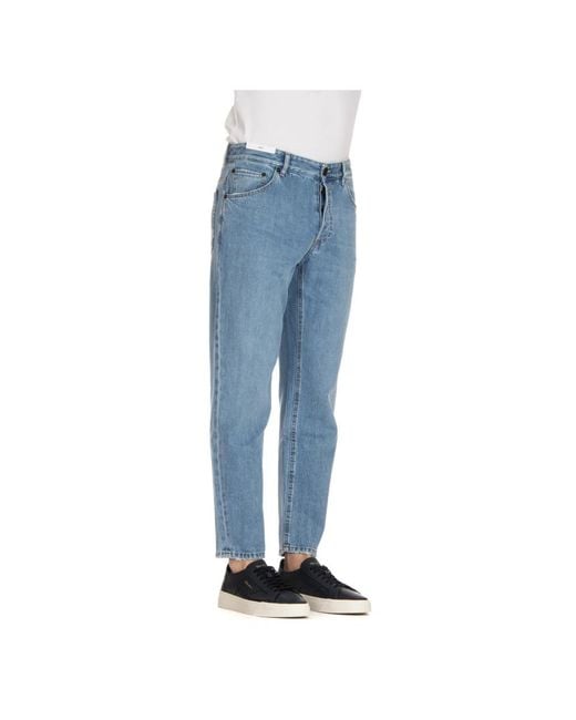 PT Torino Blue Straight Fit Jeans for men
