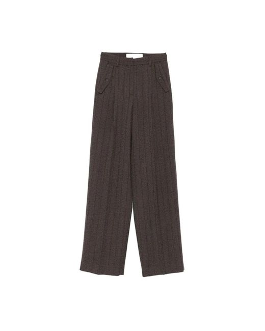 Golden Goose Deluxe Brand Brown Straight Trousers