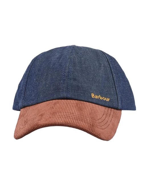 Caps Barbour en coloris Blue
