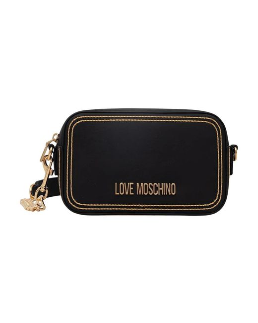 Love Moschino Black Umhängetasche
