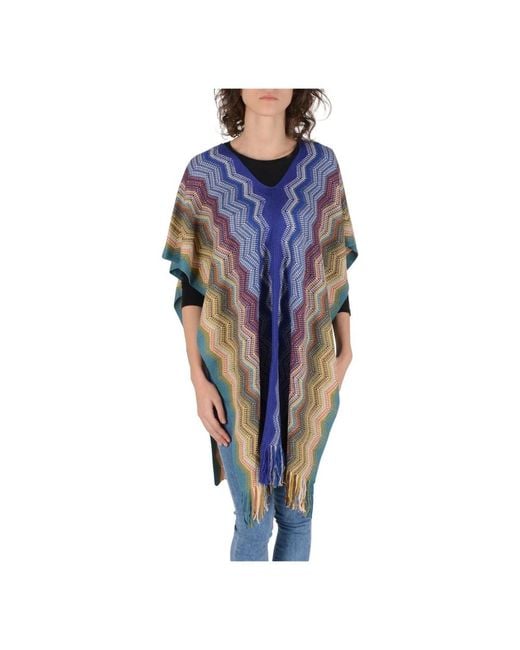 Missoni Blue Ponchos