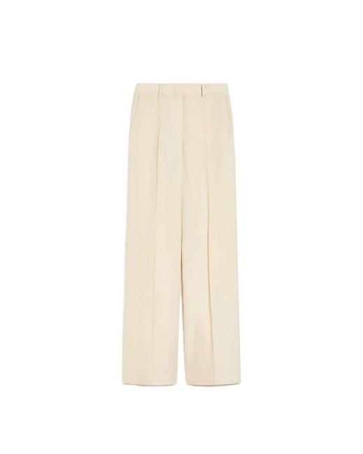 Max Mara Natural Wide Trousers