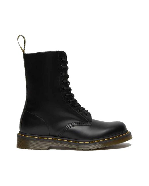 Dr. Martens Black 1490 High Boots Smooth 46 for men