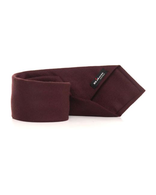 Kiton Red Ties for men